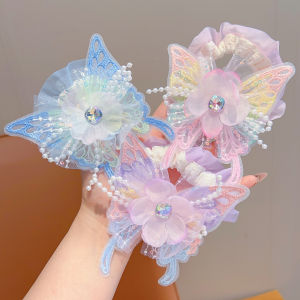 WAMEN | Butterfly Bow Mesh Flower Headband Accessories