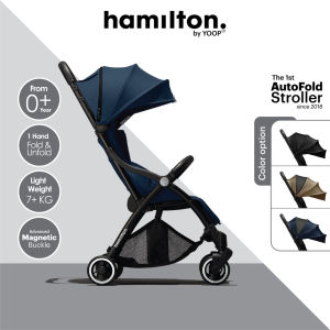 [4 Colors] Hamilton X1 Lite Magic Fold Baby Lightweight Auto Fold Travel Stroller 0M+