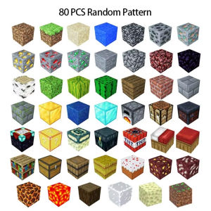 Magnetic Building Blocks 40/60/80 Pcs Square Cube Block Educational Creative Construction Toys Stacking Magnets Montessori STEM