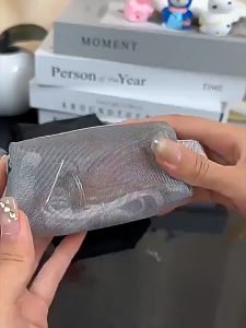 Túi lưới đựng đồ cá nhân mini -Túi đựng mỹ phẩm phụ kiện mini gọn nhẹ Túi vải lưới đựng đồ đa năng có quai xách -Túi du lịch nhỏ chống ẩm siêu nhẹ