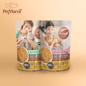 PetMarra Fine Pates Adult Cat Wet Food Pouch Chicken 80g - PetMate