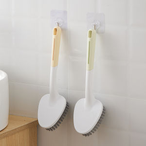 Homenhome phòng tắm dài rộng xử lý gạch Khoảng cách bàn chải làm sạch sáng tạo sàn tường bếp bồn tắm PP tam giác bàn chải treo dụng cụ dọn vệ sinh an toàn