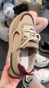 Cani "Free Box" (Size 36 - 42) Moka Sepatu Sneakers Wanita Fashion Korea Casual Shoes Trendy 9001