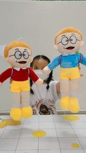 (TẶNG ĐỒ CHƠI NHỎ) ĐỒ CHƠI GẤU BÔNG NOBITA XUKA DOREMON 40CM