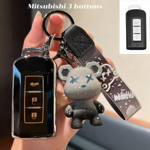 เหมาะสำหรับ Mitsubishi เคสกุญแจ Pajero\Expander\Triton\Mirage เคสกุญแจoutlander อุปกรณ์เสริม Mitsubishi Attrage พวงกุญแจ Mitsubishi Triton ปลอกกุญแ Mirage