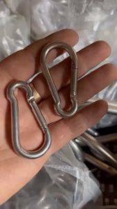 [HCM] 5 móc Móc khóa an toàn INOX 304 chữ D 4mm - 10mm - CÁP THÉP THÁI BÌNH VINA