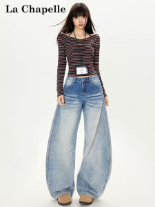 Low Waist Wide Leg Blue Jeans Womens Autumn Fashion Straight Loose Retro Knife Long Pants Casual Cotton Denim Skinnies