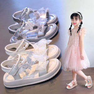 Summer New Shiny Versatile Slip-Resistant Princess Sandals