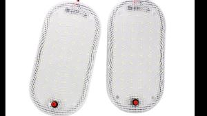 1PC/2PCS 60LED Bright Car Interior Lights For SUV RV Truck Camper Van With Switch Easy Install Vehicle Dome Reading Lamp