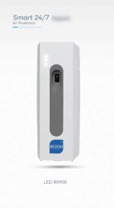 Bioion RX900 Automatic Air Purifier Dispenser LED/LCD | Smart Fragrance Machine for Home Office | Fits 250ml Aerosol Can