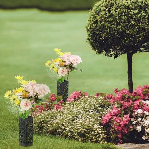 Cone Flower Holder Bunga Cemetery Kebun Outdoor