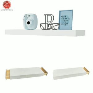 DEcTionS Rak Laci Tempel Dinding Minimalis 60x20cm 2 Kotak Penyimpanan Kanan dan Kiri