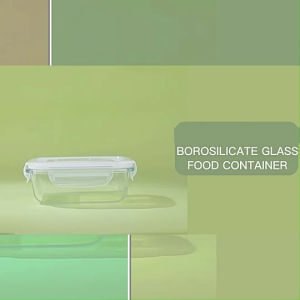 Nearra Glass Food Storage Container – Airtight Heat Resistant & Microwave Safe | Borosilicate Lunch Box