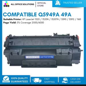 AOS Compatible HP Toner Cartridge 49A 5949A Q5949X Q5949A For HP LaserJet 1320 1320N 1320TN 3390 3392 1160 printer