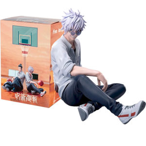 Bandai | 10CM Jujutsu Kaisen Anime Satoru Gojo & Geto Suguru Yumemirize Sitting Posture Action Figure Genuine Model Figurine Toy