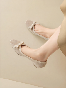 Josiny | Bow Style Mary Jane Shoes for Women Comfortable for Work