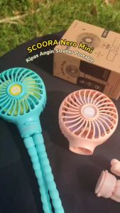 Scoora Nero Mini Kipas Angin Portable Fan Rechargeable Pasang Stroller
