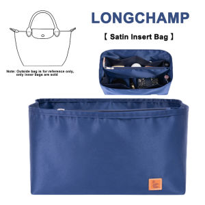 For LONGCHAMP Handbag Bag In Bag Organizer Women Travel Makeup Inner Handbag Satine Travel Insert Bag Storage Nylon Liner Bags