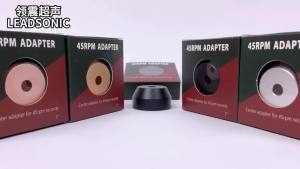 45 RPM Turntable Adapter Aluminum 7 inch EP Record Turntable Phonograph Vinyl Record Center Adapter