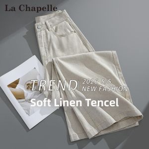 La Chapelle | Breathable Loose-fit Womens Tencel Linen Denim Pants