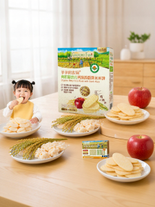 Grandpas Farm | Organic Calcium Iron Zinc Germinated Rice Teether Biscuit
