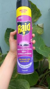 [Chai 700ml] Bình Xịt côn trùng muỗi gián kiến Raid hương lavender