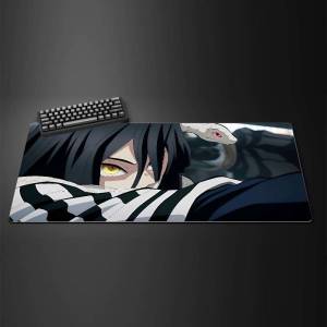 Bandai | Demon Slayer Nezuko Anime Gaming Mouse Pad Large Rubber Keyboard Desk Mat With 2MM Stitched Edge Design