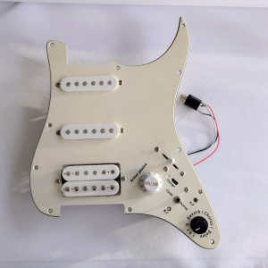 Prewired Loaded Guitar Stratocaster Pickguard SSH Pick Guard With Effects SSH Pickup Coil Splitting Switch for Fender Electric Guitar Parts