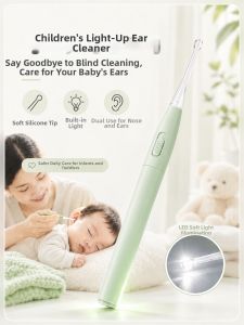 IMLUCKY | Baby Soft Head Illuminated Ear Cleaner