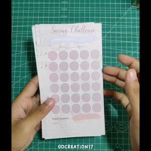 Kertas Isi Binder A6 Savings Challenge Marble Collection A6 (6 Ring)