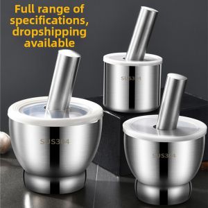 Manual Garlic Herb Mortar