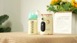 ชุดเก็บความร้อนขวดนมความร้อนอุณหภูมิคงที่จอแสดงผลดิจิตอลอุปกรณ์อุ่นนมชุดขวดนมแบบพกพาใช้ได้ทั่วไปสำหรับทารก