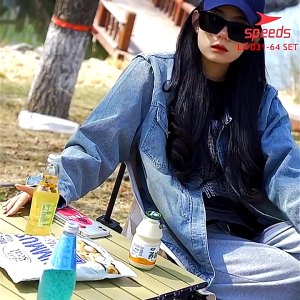 SPEEDS Set Kursi Lipat Folding Chair Fold Table Camping Memancing Piknik Outdoor 031-64 / 031-63
