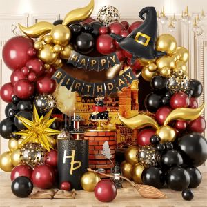 119pcsMagic Schoolthemed Balloon garland Arch setsuitable for birthday party decoration magic theme graduation party decoration