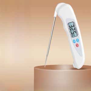 Kitchen Food Thermometer Electronic Bread Probe Temperature Gauge Baby Milk Bath Water Oil Measurement Tool Stainless Steel