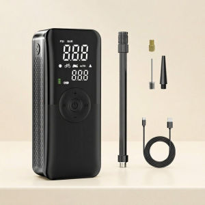 Portable Rechargeable Digital Air Pump Tire Inflator Car Motorcycle Bicycle Balls Cordless Compressor