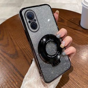 Huawei Nova9se Silicone Phone Case Full Cover Anti-Fall Transparent Shockproof Men Women Protective Shell with Stand