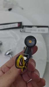 Bullet Shape LED Motorcycle Mini Turn Signal Light Red Brake Lamp Indicator For Honda Kawasaki Yamaha