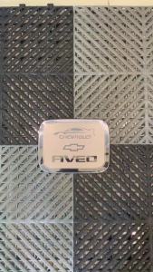 Ốp INOX nắp bình xăng CHEVROLET Aveo