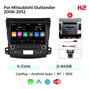MEKEDE Car Radio Multimedia Player For Mitsubishi Outlander 2006-2011 Peugeot 4007 Citroen C-Crosser Android Auto Carplay WIFI