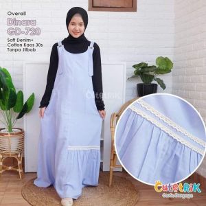 korean style! v neeta overall  set inner   anak dan remaja cutetrik  terbaru