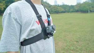 Mounting Strap untuk Dada dan Pinggang untuk Kamera GoPro 12 11 10 9 8 7 6 Insta360 DJI Action4 3 SJCAM EKEN dan Aksesoris Kamera Lainnya