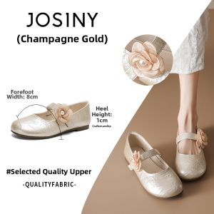Josiny | Camellia Mary Jane Ballet Flat Shoes