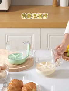 OHHDEER Creative Egg Stirring Cup Manual Egg Mixer Semi Automatic Egg Whisk Handheld Kitchen Gadgets