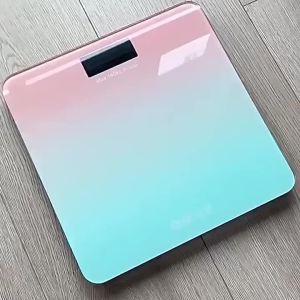 Gradient Color Intelligent LCD Electronic Scale Digital Display Glass Weight Scale Balance Body Electronic Scale For Weight Meas