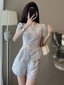 SUYE | Slimming High Waist Casual Two-Piece Set