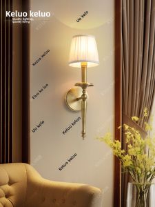 KELUO | New Aesthetic Elegant Brass Wall Light