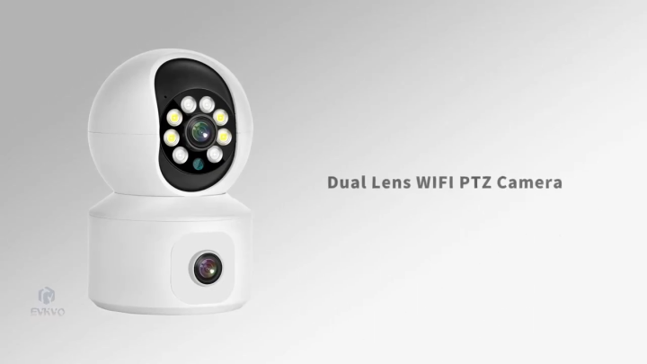 V380 PRO Dual Lens CCTV Camera 360° Rotation Security Camera HD