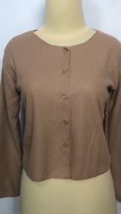 PRETTY STYLES - Pasteli Crop Kriwil Cardigan