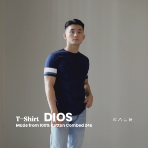 Kale Dios T-shirt Basic Organic Cotton 24s Asian Fit | White